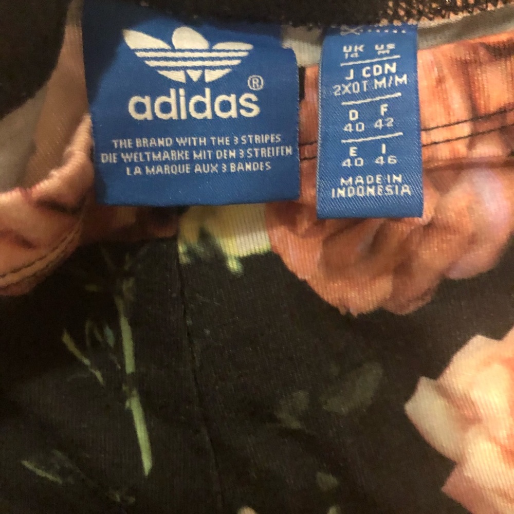 Adidas original trefoil Rita Ora rose leggings